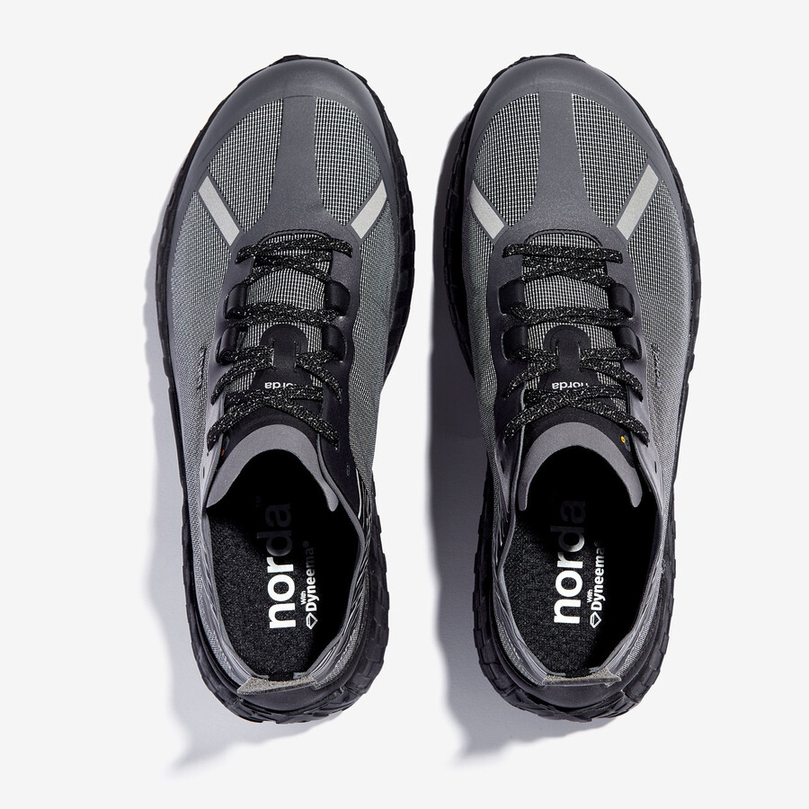 chaussures de trail hivernales pour hommes - noires 001 g spike