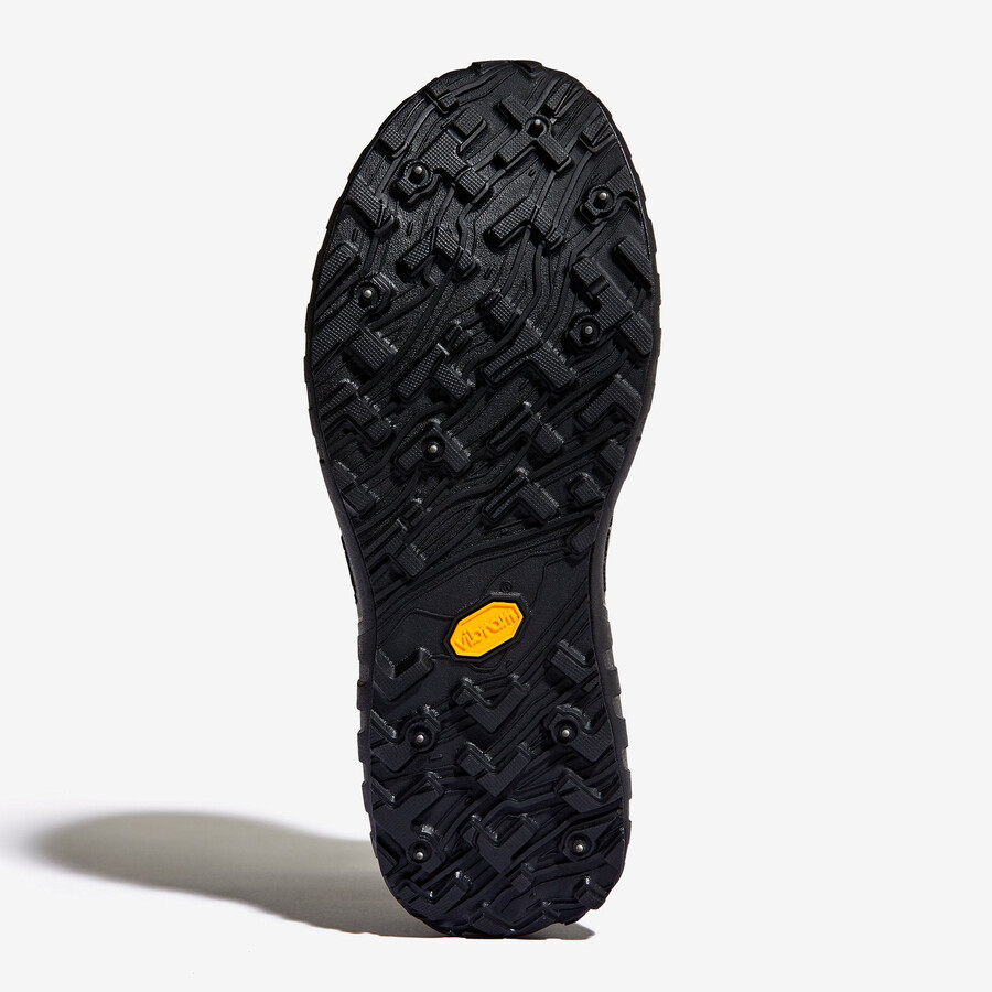 chaussures de trail hivernales pour hommes - noires 001 g spike