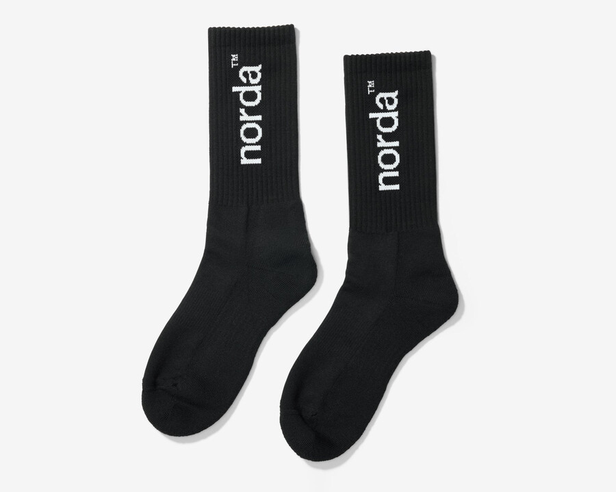 chaussettes unisexes lifestyle - chaussettes rétro noires
