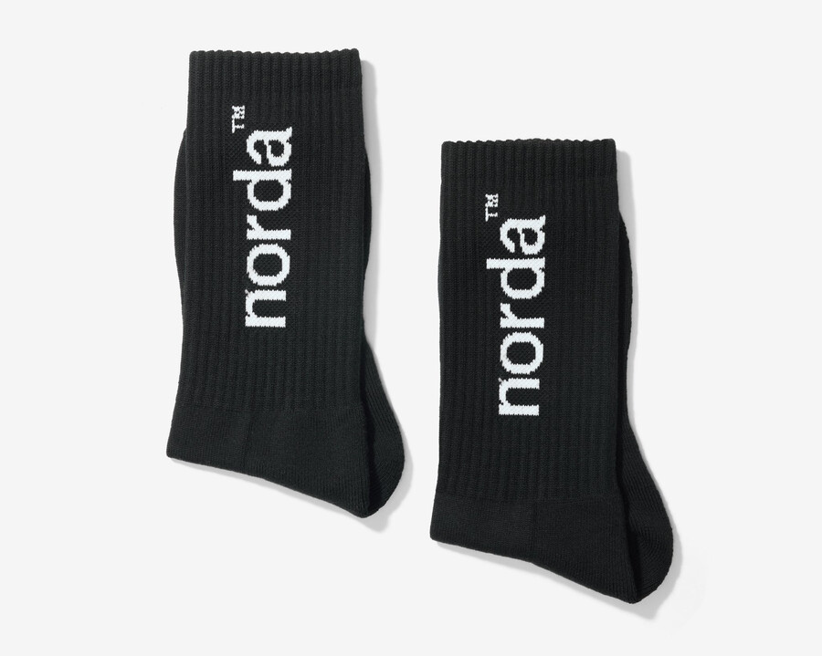 chaussettes unisexes lifestyle - chaussettes rétro noires