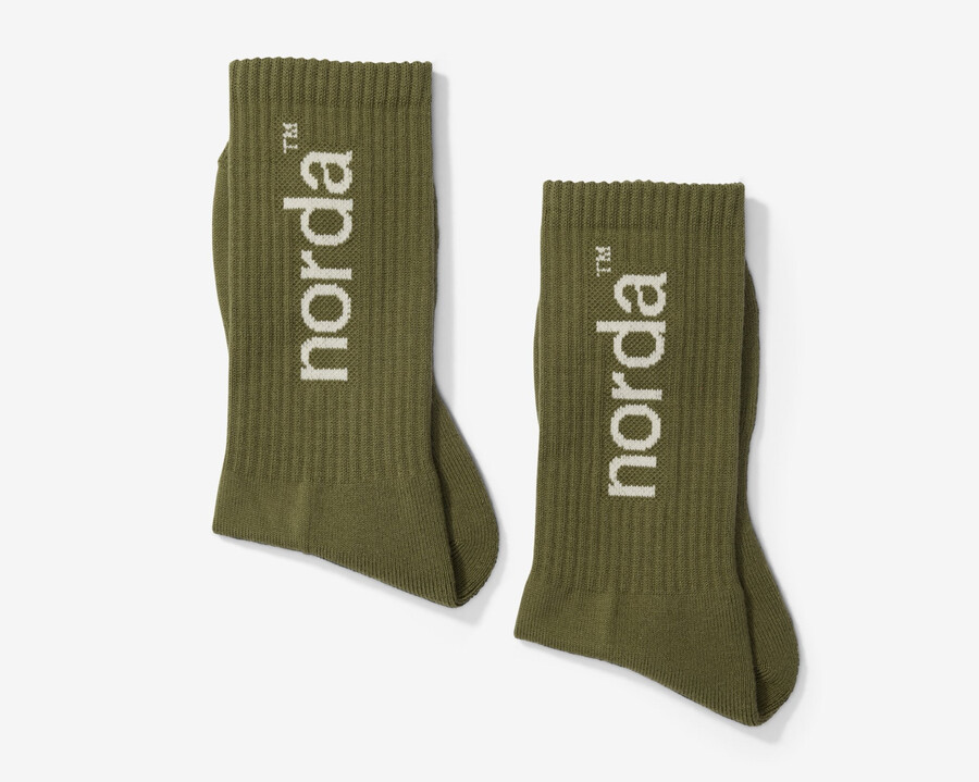 chaussettes unisexes lifestyle - chaussettes rétro sauge