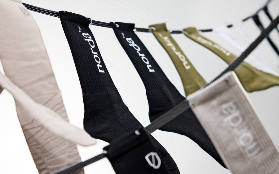 chaussettes unisexes lifestyle - chaussettes rétro blanches
